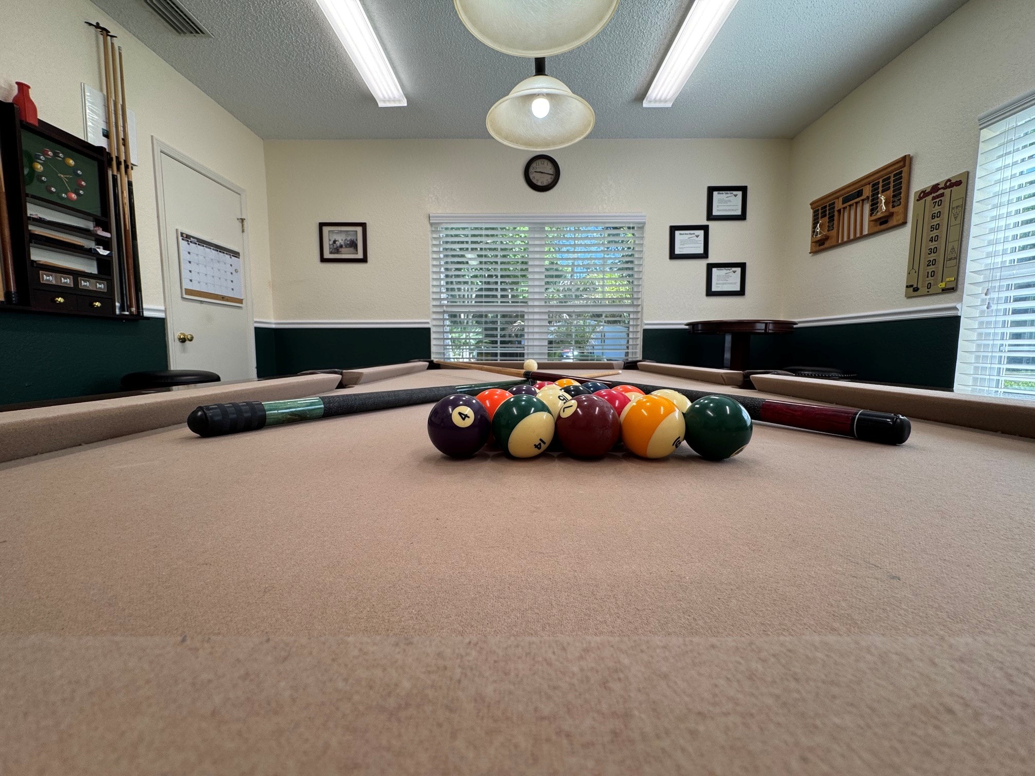 Billiards room at Magnolia Village